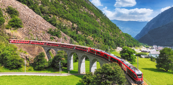 Bernina Express Train, Switzerland